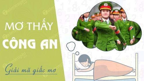 Nằm mơ thấy công an