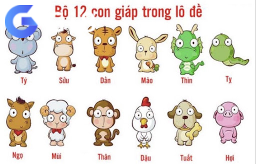 12 con giáp trong số đề