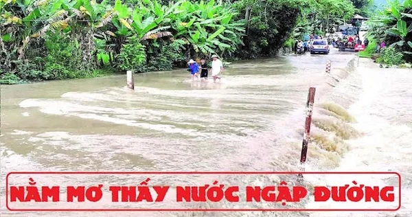 Tình tiết giấc mơ - mơ thấy nước ngập đánh con gì