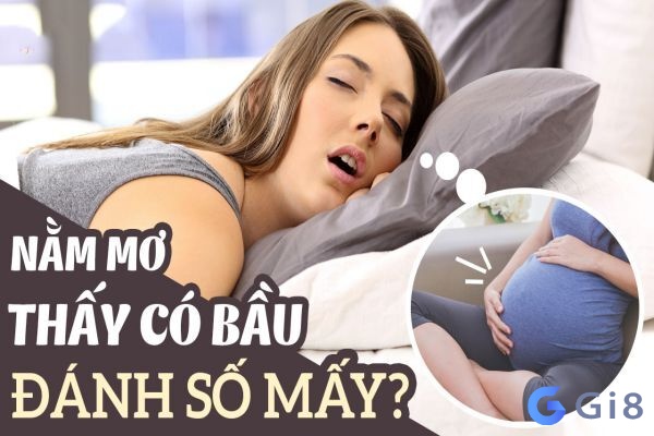 Nằm mơ thấy có bầu đánh con gì?