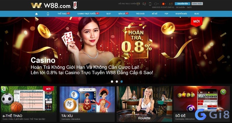 W88 cung cấp đa dạng các dịch vụ khác nhau