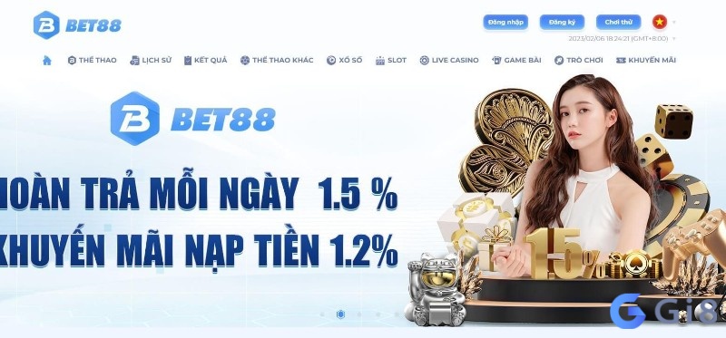 Casino online là một trong những trò chơi bạn có thể trải nghiệm trên BET88