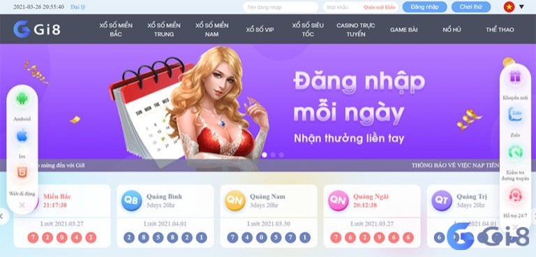 Giao diện trang so de Gi88 uy tín hàng đầu Việt Nam