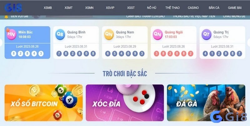 Lô đề online uy tín nhất Gi8