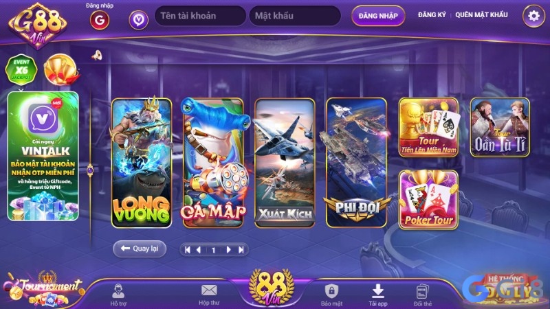 Game skill thu hút đông đảo anh em tham gia chỉ có tại cổng game G88